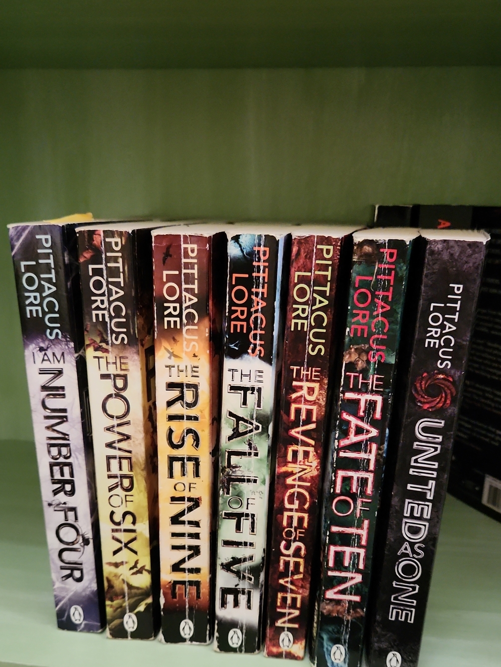 The Lorien Legacies Series 1-7 By Pittacus Lore Paperback Book Lot YA Sci-fi